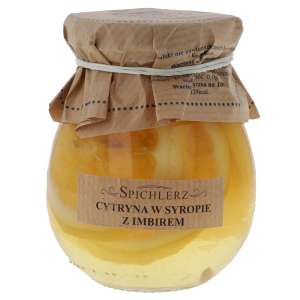 Cytryna w syropie z imbirem 260g - Spichlerz