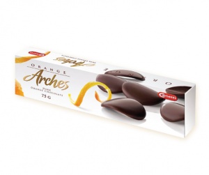 Czekoladowe płatki pomarańczowe 75g