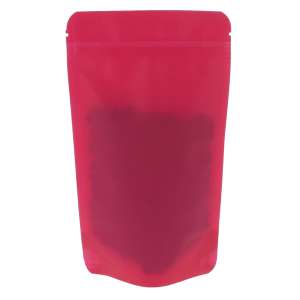 Doypack 100% recykling różowy ( Viva Magenta ) 70g - opakowanie 100 szt + struna
