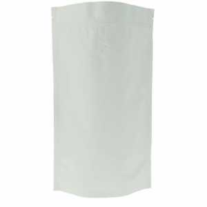 Doypack biały matowy z wentylem 1kg - opakowanie 100 szt.