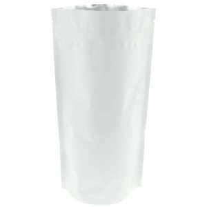 Doypack biały matowy ze wentylem 250g - opakowanie 100 szt.