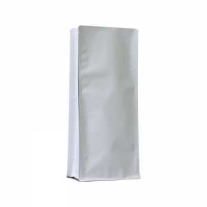 Torebka Flat Bottom RC 1kg- Biała- 100 szt.