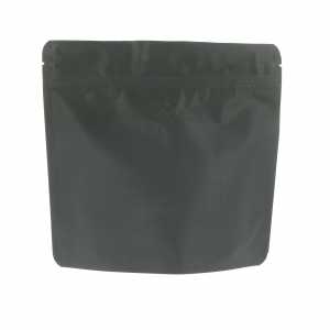 Doypack Soft touch 350g czarny, 100 szt. + struna + wentyl