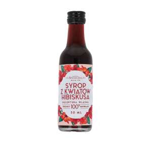 Syrop z kwiatów hibiskusa 50ml - Spichlerz