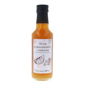 Syrop Pomarańczowy z Imbirem 200 ml