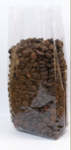 Torebka fałda boczna - gusset - 100g - przeźroczysta - 100 szt [4238]